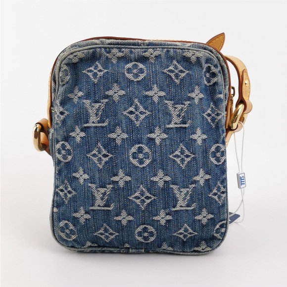 Louis Vuitton Monogram Denim Camera Bag Shoulder Bag Blue - Picture 2 of 10